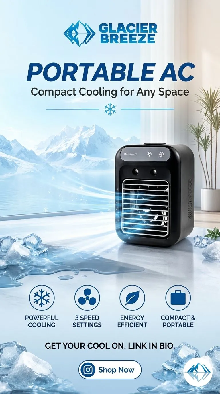 About Glacier Breeze Portable AC